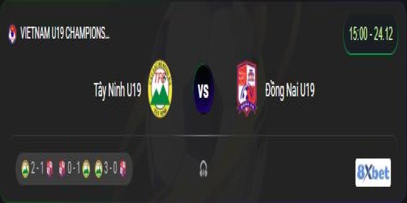 Xem trực tiếp Tây Ninh U19 vs Đồng Nai U19 vào lúc 15:00, ngày 24/12/2025
