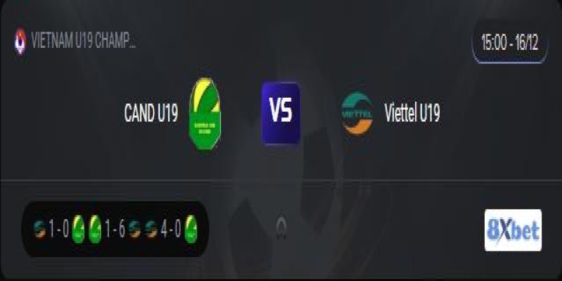 Trực tiếp CAND U19 vs Viettel U19 15:00, ngày 16/12/2025
