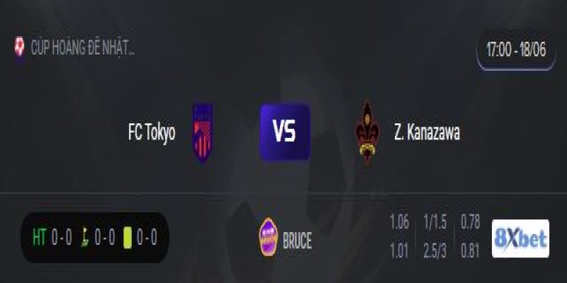 Trực tiếp FC Tokyo vs Z. Kanazawa 17:00, ngày 18/06/2025